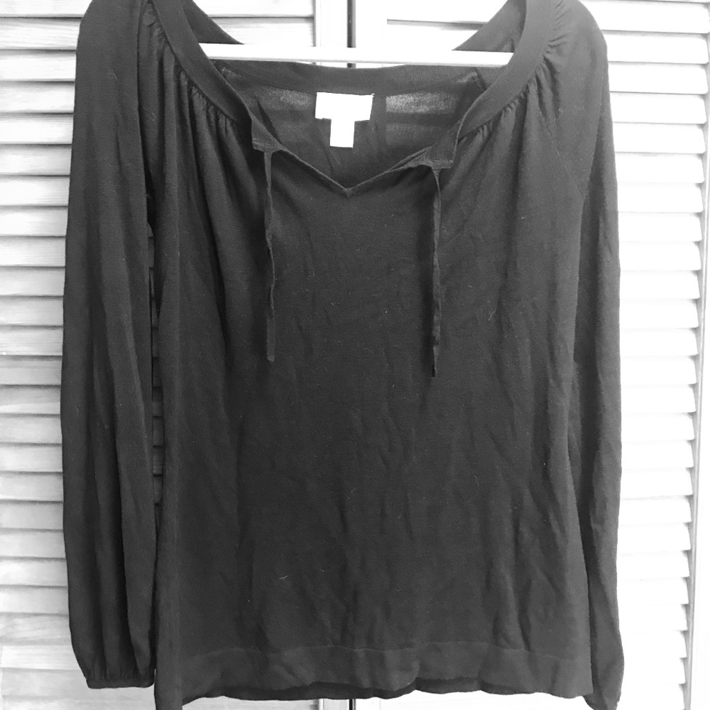 Comfy Ann Taylor Black Shirt